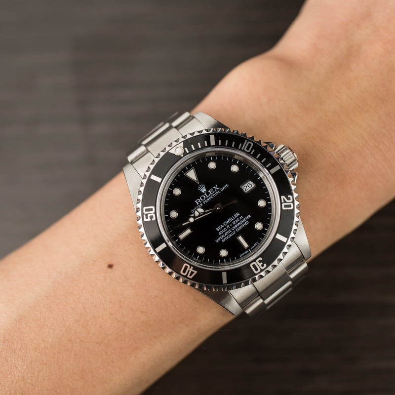 Pre Owned Rolex Sea-Dweller 16600 Diving Watch