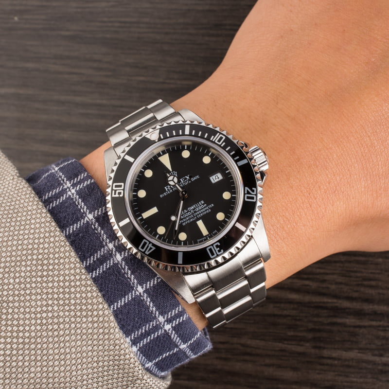 Vintage 1984 Rolex Sea-Dweller 16660 Matte Black Dial