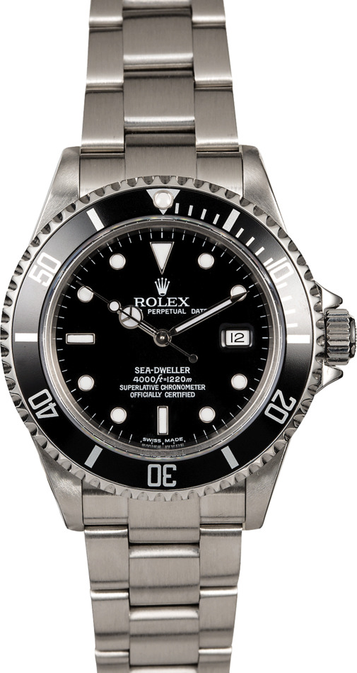 Men's Rolex Sea-Dweller 16600T Black Dial