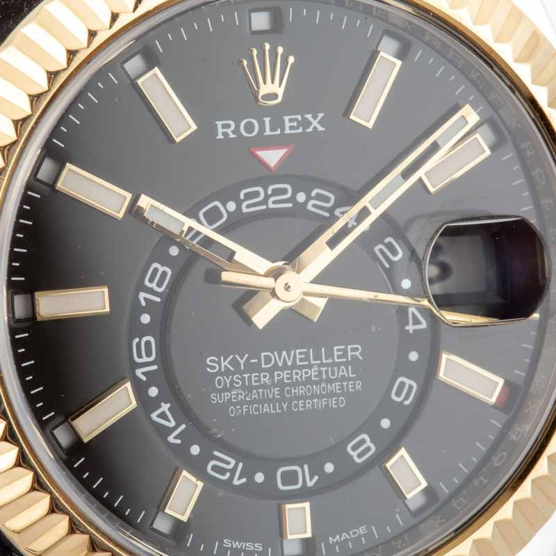 Rolex Sky-Dweller 326933 Black Dial Two Tone
