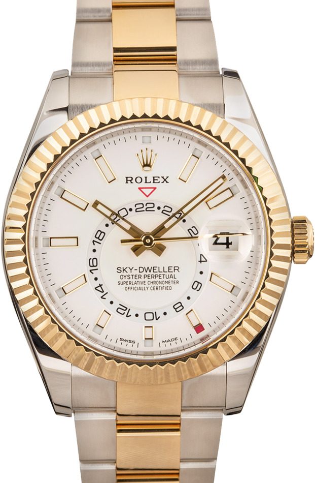 Pre-Owned Rolex Sky-Dweller 326933 White Dial