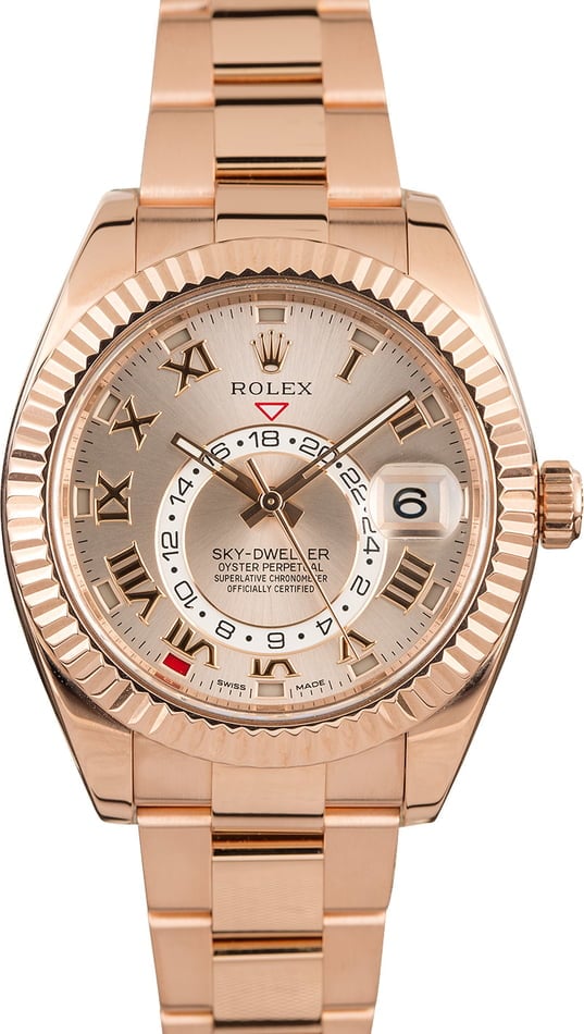 used rose gold rolex