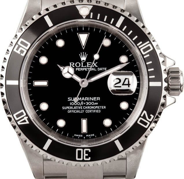 Used Rolex Submariner Watch 16610 Bob's Watches