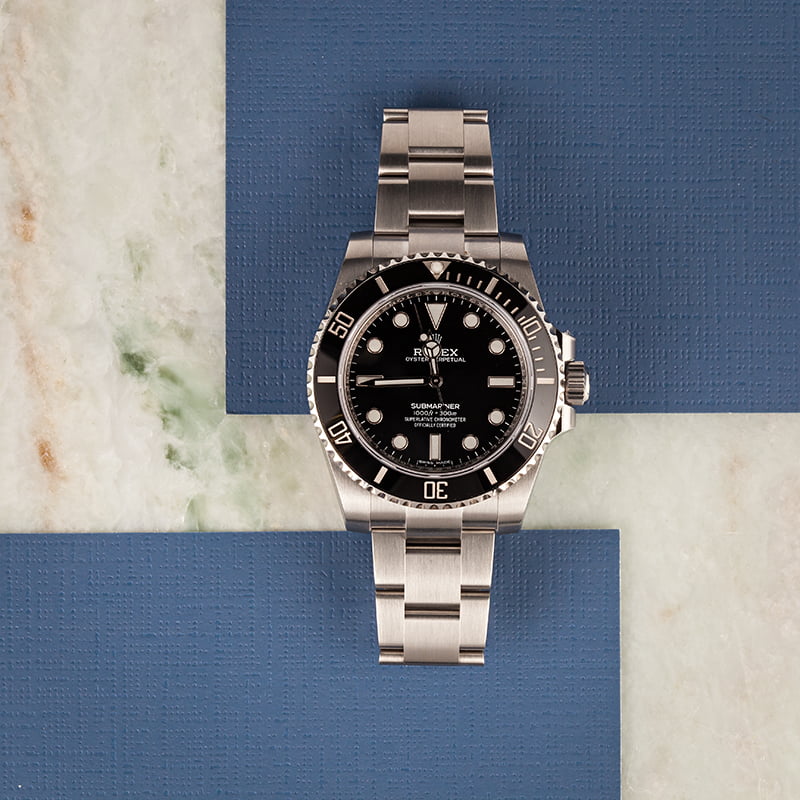 Rolex Submariner 114060 No Date Ceramic Model