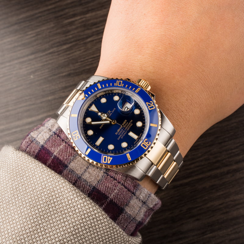 Rolex Submariner 116613 Blue Ceramic Timing Bezel