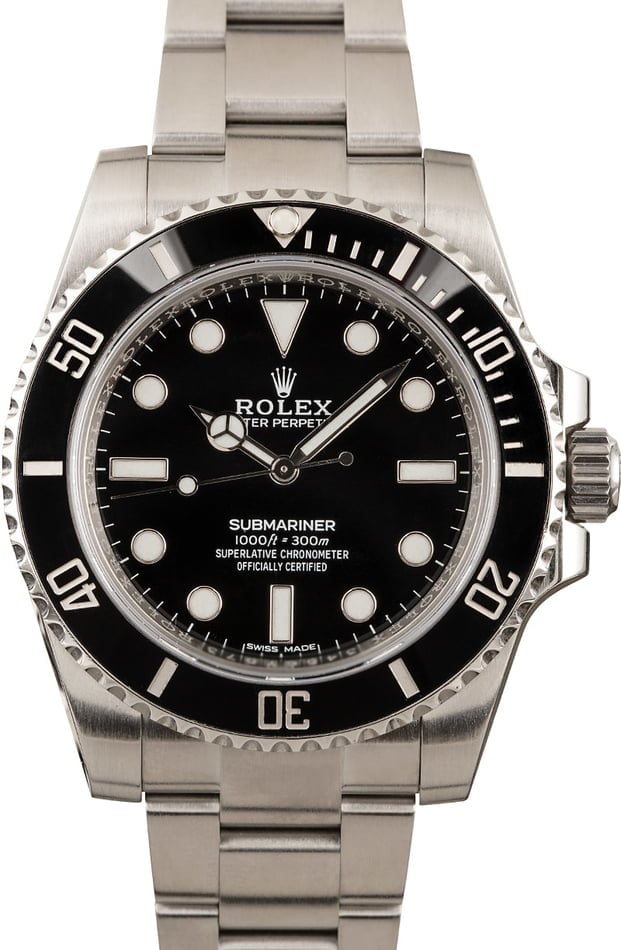 Buy Used Rolex Submariner 114060 | Bob 