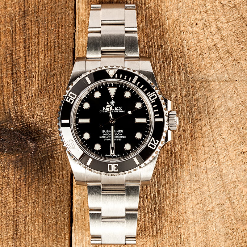 Used Submariner Rolex 114060 Ceramic Insert
