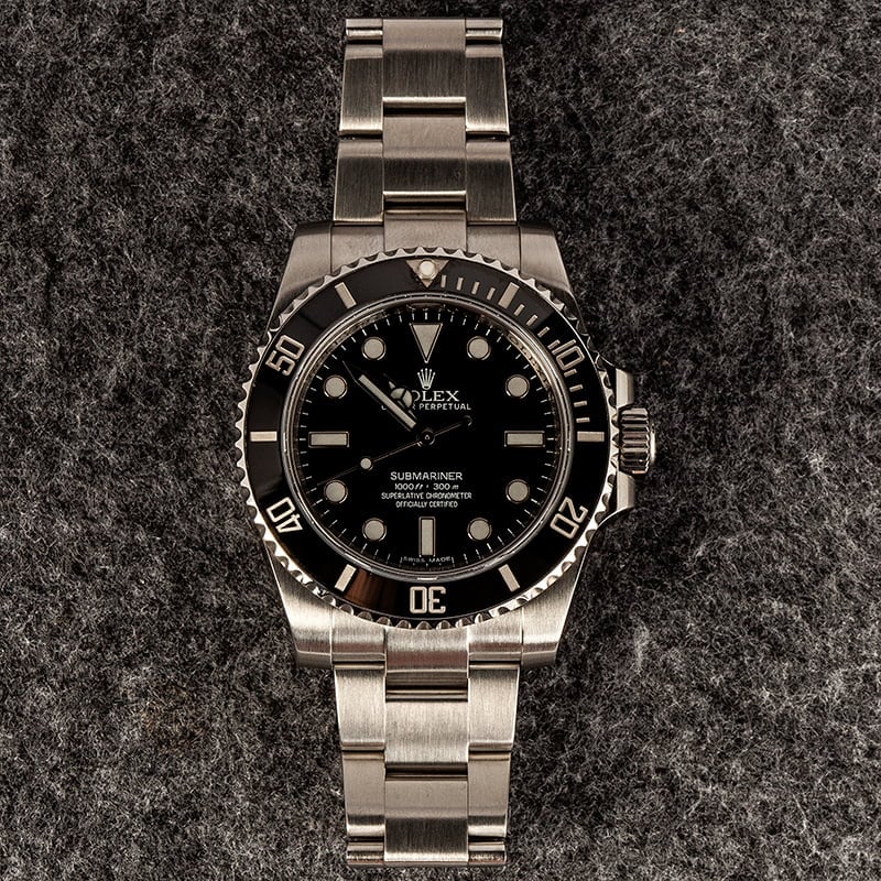 Rolex Submariner 114060 No Date Men's Watch