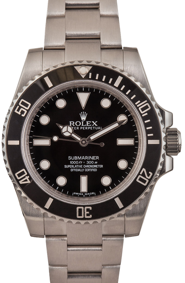 Buy Used Rolex Submariner 114060 | Bob 
