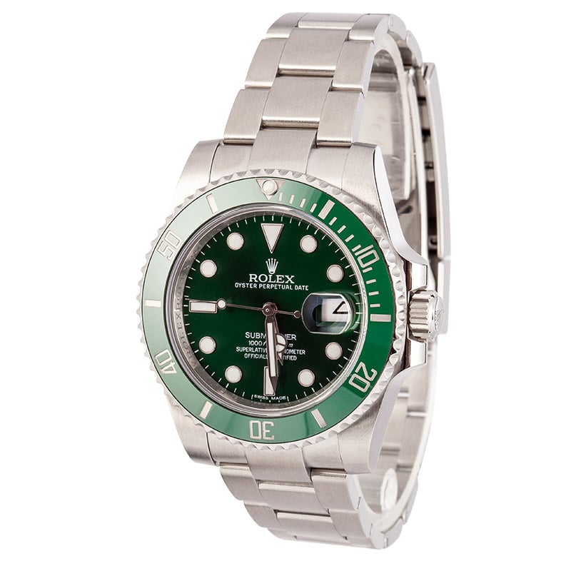 Green Rolex Submariner 116610V Ceramic