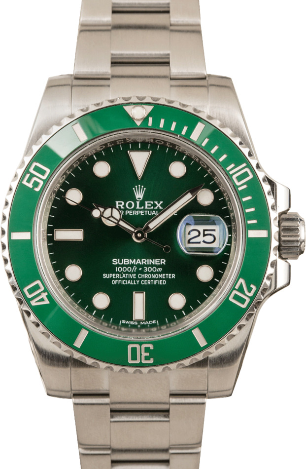 Men's Rolex Submariner 116610LV Green Ceramic Bezel