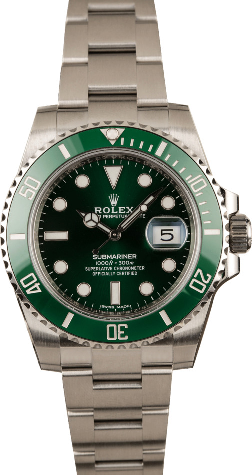 Rolex Submariner Date Hulk Cerachrom 116610LV Green Dial, Green Ceramic  Bezel