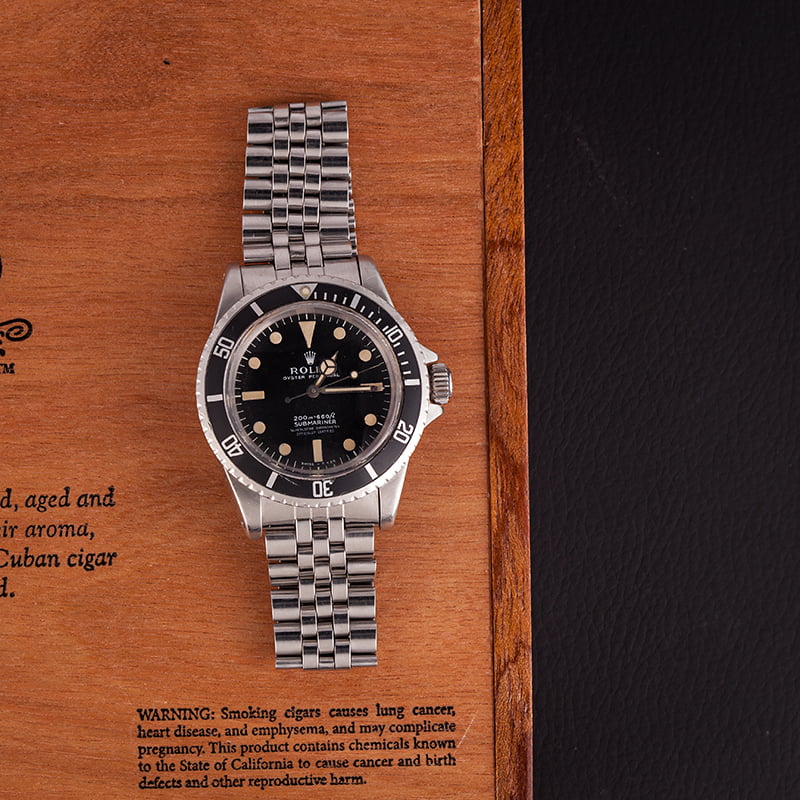 Vintage 1970 Rolex Submariner 5512 Meters First Dial