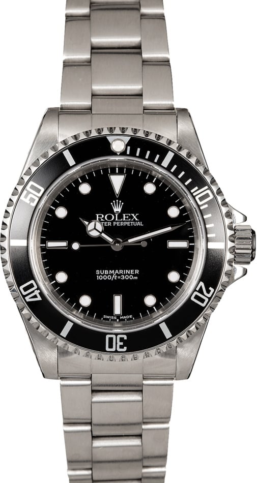Black Rolex Submariner 14060 Men's Watch