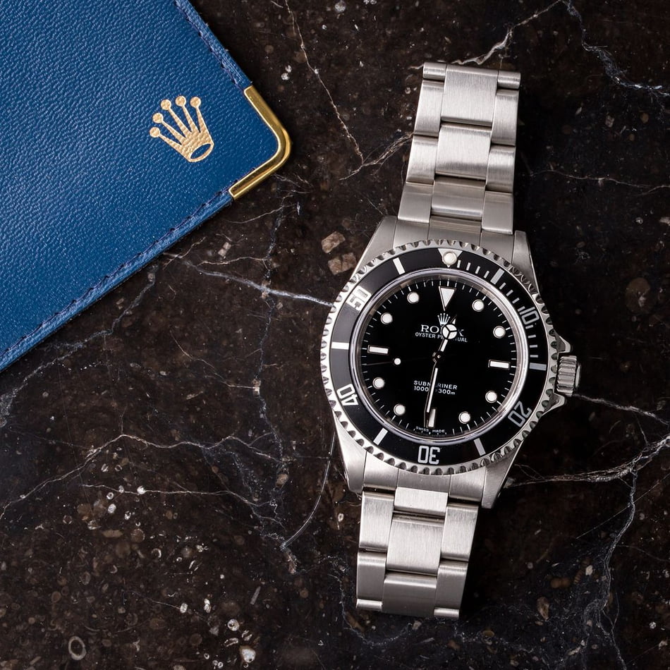 Rolex Submariner 14060 Black Dial with Steel Oyster