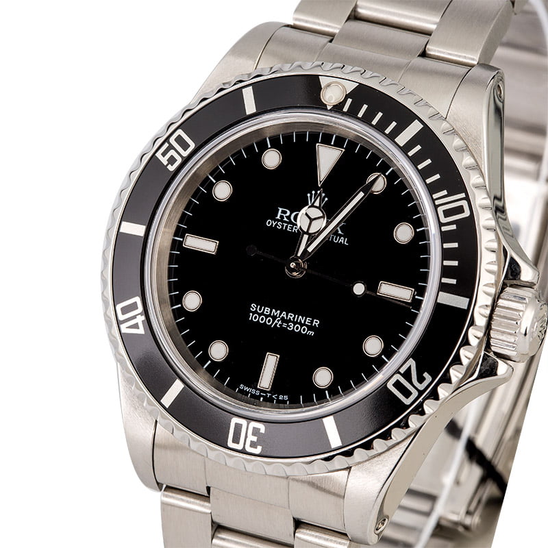 Steel Rolex Submariner 14060 No Date