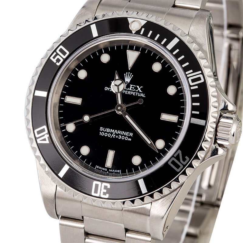 Men's Rolex No Date Submariner 14060