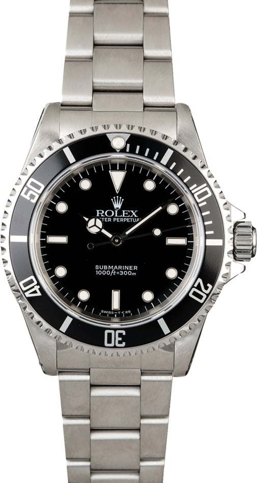 Used Rolex Submariner 14060 No Date Watch