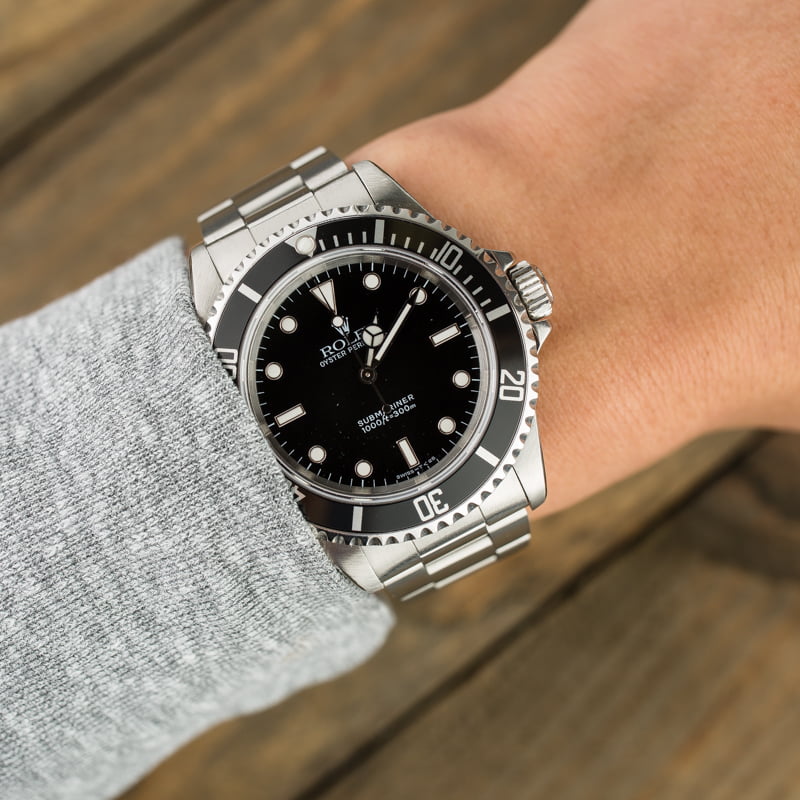 Used Rolex No Date Submariner Ref 14060