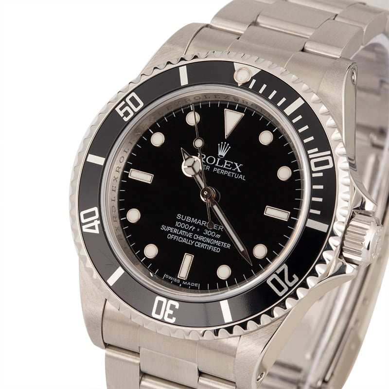 Used Rolex Submariner 14060 Black Dial