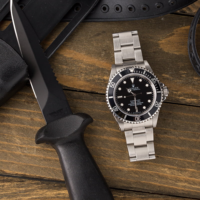 Used Rolex Submariner 14060 Black Dial