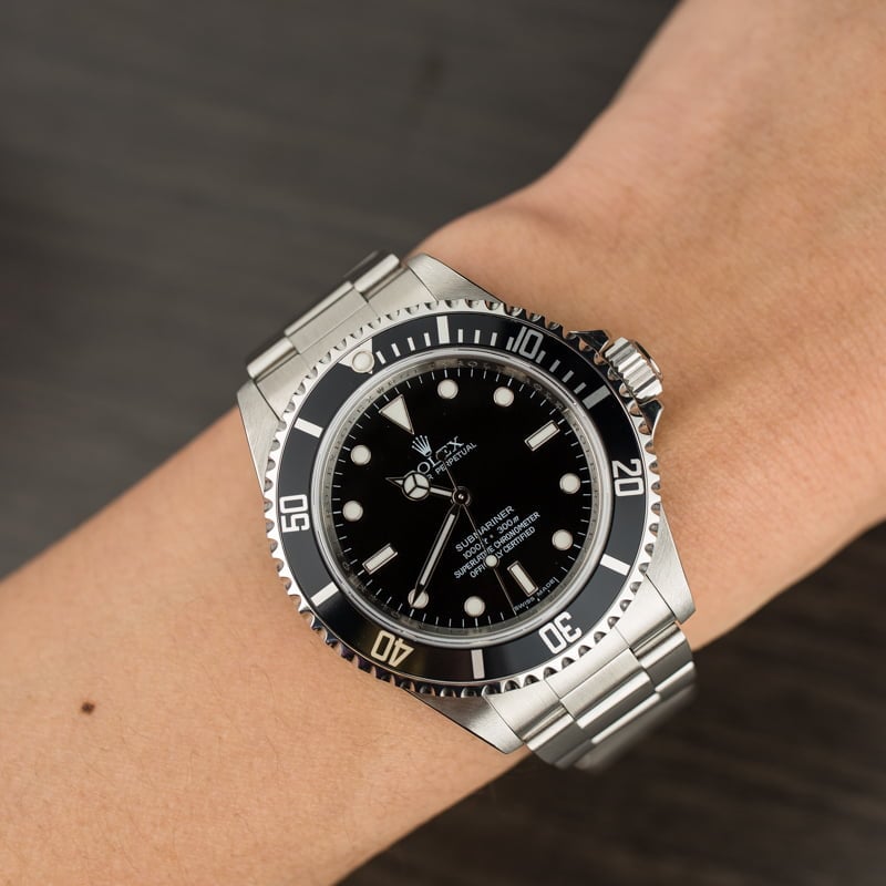 Used Rolex Submariner 14060 Black Dial