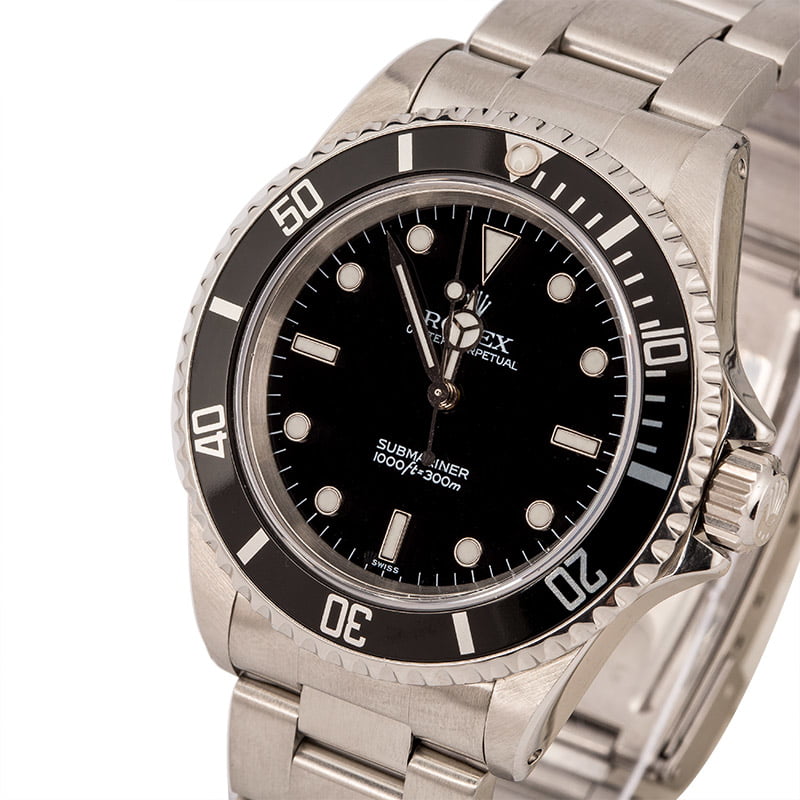 Used Rolex Submariner 14060 Steel Oyster Band