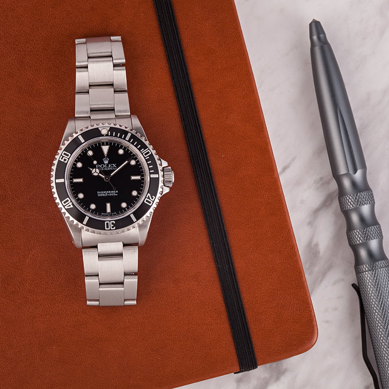 Used Rolex Submariner 14060 Black Dial No Date