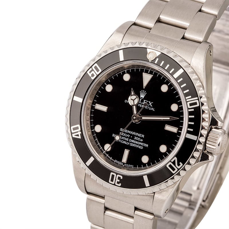 Used Rolex Submariner 14060M Luminous Markers