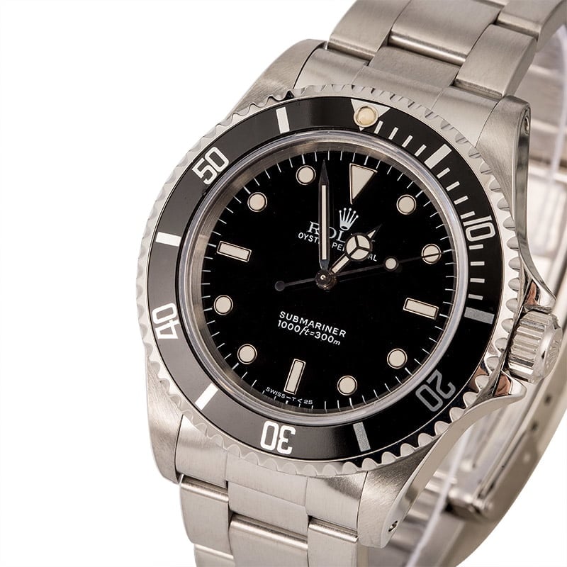 Used Rolex Submariner 14060 Steel Men's Watch