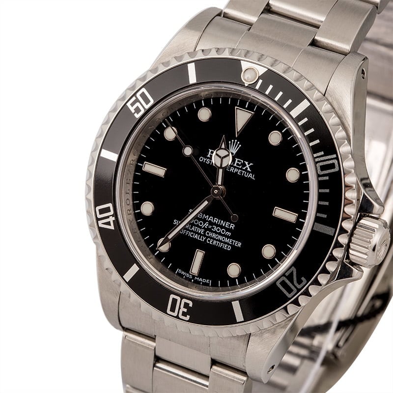 Used Rolex Submariner 14060 Serial Engraved
