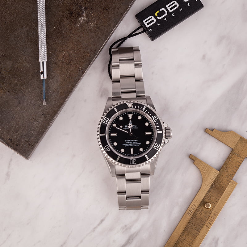 Used Rolex Submariner 14060 Serial Engraved