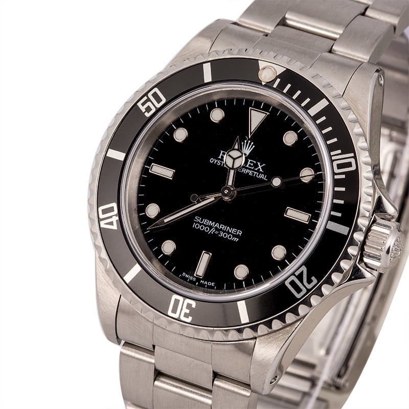 Used Rolex Submariner 14060 Luminous Markers