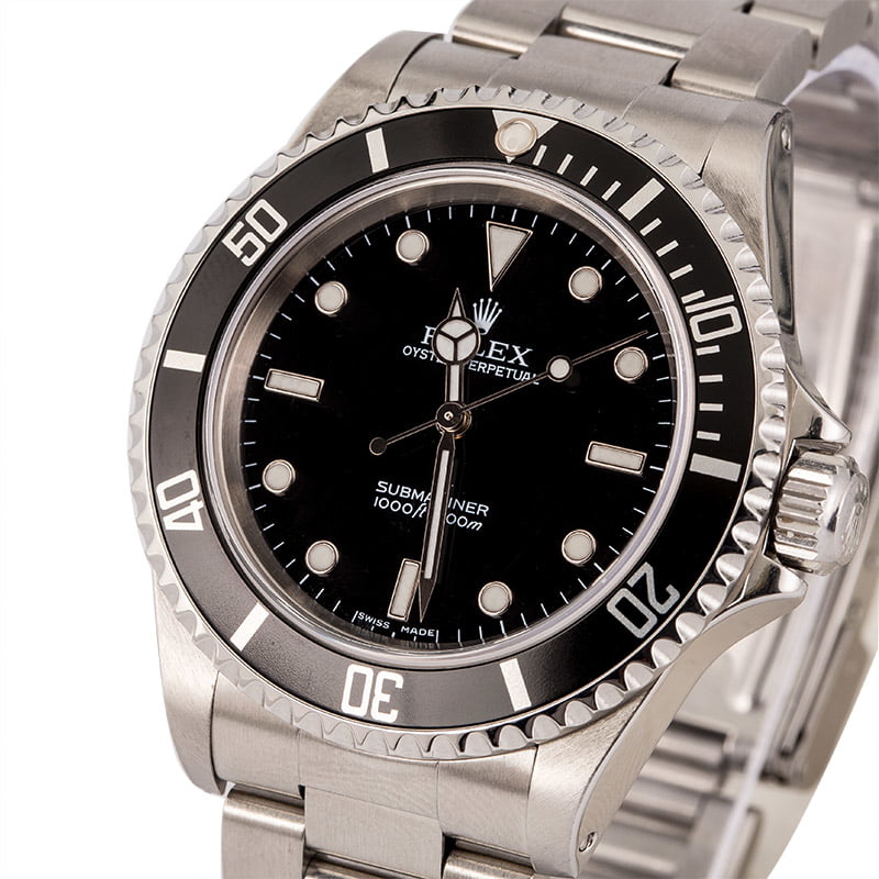 Pre-Owned Rolex Submariner 14060 Steel Watch