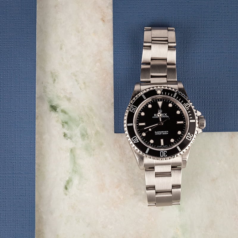 Rolex No Date Sub 14060 100% Authentic