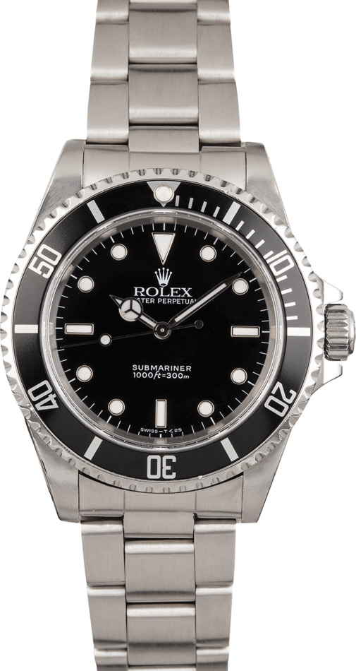 Used Rolex Submariner 14060 Black Timing Bezel