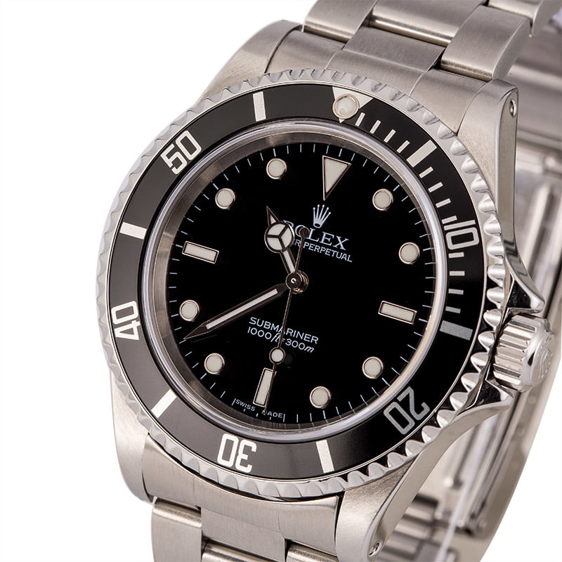 Pre-Owned Rolex Submariner 14060 Luminous Watch