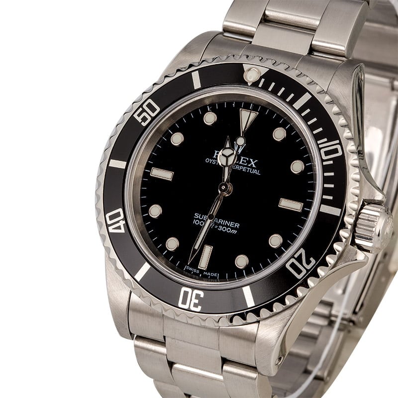 Used Rolex Submariner 14060M Stainless Steel Oyster