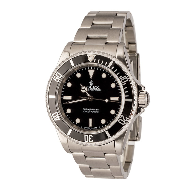 Rolex Submariner 14060M Black Steel Watch