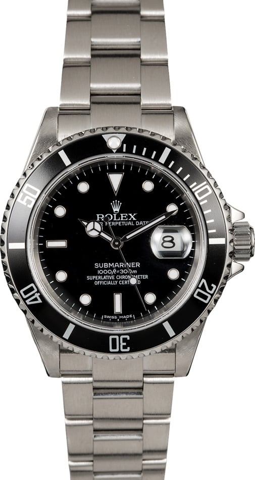 Pre-Owned Rolex Submariner 16610 Oyster Perpetual Date