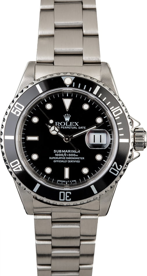 Rolex Submariner 16610 Steel Case
