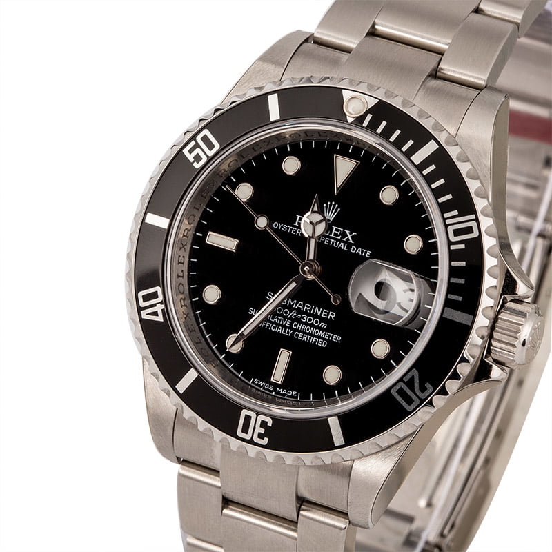 Unworn Rolex Stainless Steel Submariner 16610