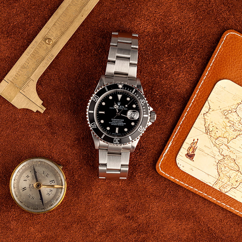 Used Rolex Steel Submariner 16610