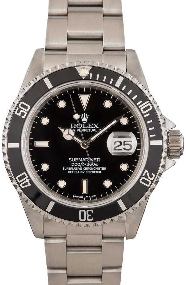 Image of Used Rolex Submariner 16610 Black