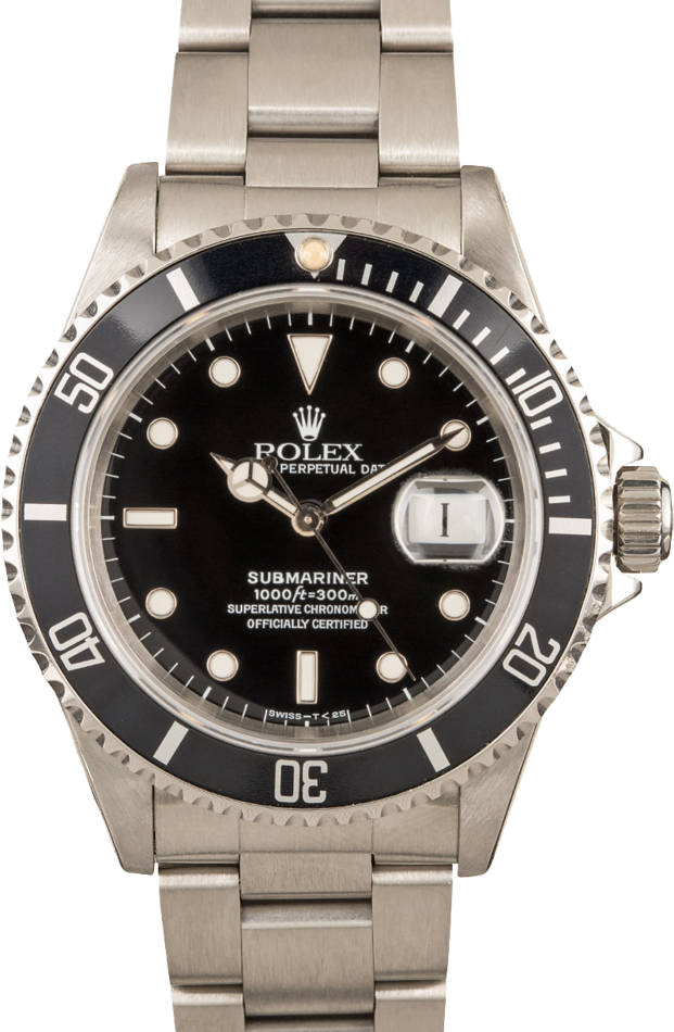 Image of Rolex Submariner 16610 Diver's Bezel