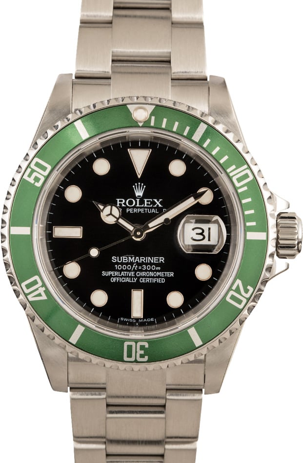 Rolex Submariner Green Anniversary 16610T