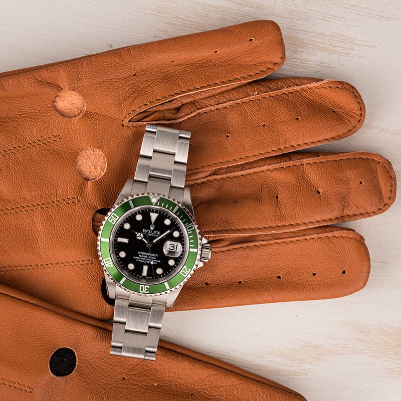 Rolex Submariner 16610T Anniversary Green 'Kermit' Bezel