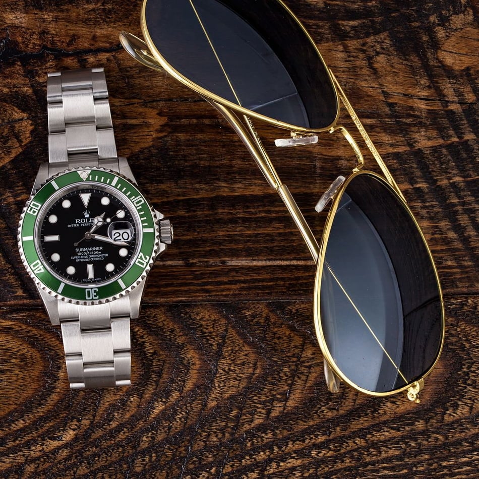 Rolex Submariner 16610V Kermit Anniversary Model