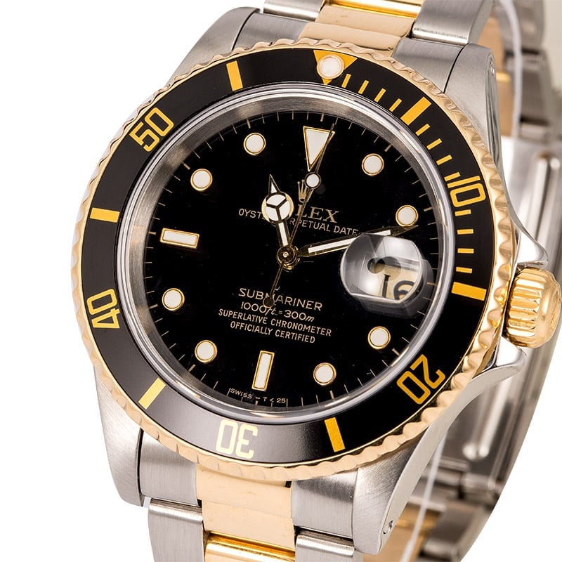Rolex Submariner 16613 Two Tone Oyster Band