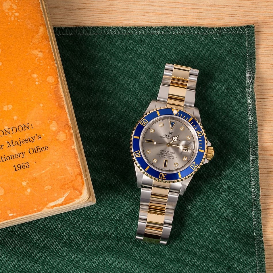 Rolex Submariner 16613 Blue Bezel Insert